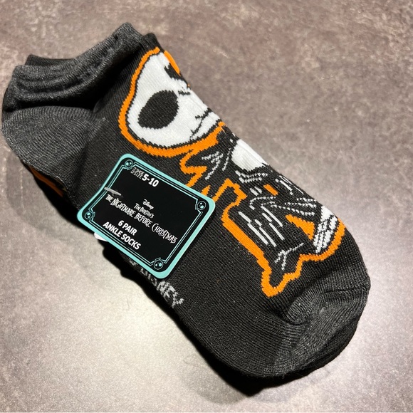 6 pack nightmare before Christmas socks - Picture 4 of 4